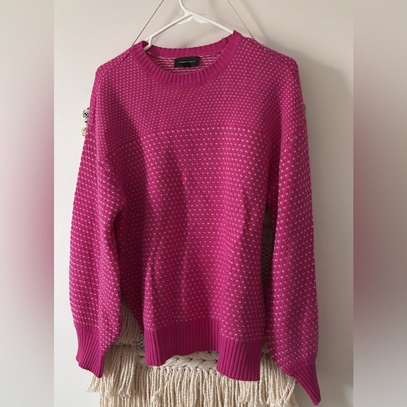 Summersalt The Luxe Cashmere Wool Blend Mix Stitch Sweater Luxury Soft - Picture 3 of 6